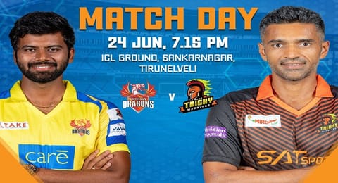 Dindigul Dragons vs Ruby Trichy Warriors