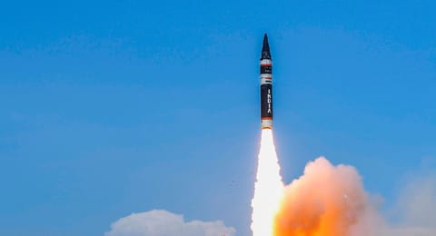 Agni-4 intermediate-range ballistic missile