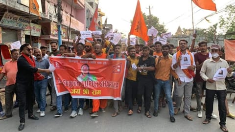 Cases against over 200 for protest against supporters of Nupur