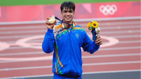 India?s Olympic gold medallist Neeraj Chopra