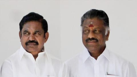 O Panneerselvam and K Palaniswami