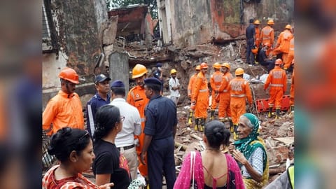 Four-storey building collapsed in Mumbai's Kurla