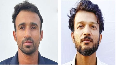 Grand Slam?s Adithya Ganesh (left) and Jalaj Saxena of Jolly Rovers impressed, but their efforts went in vain