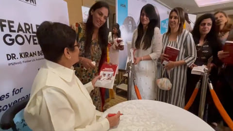 Kiran Bedi releases Tamil version of 'Fearless Governance'