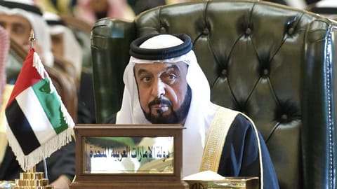 former UAE president Sheikh Khalifa