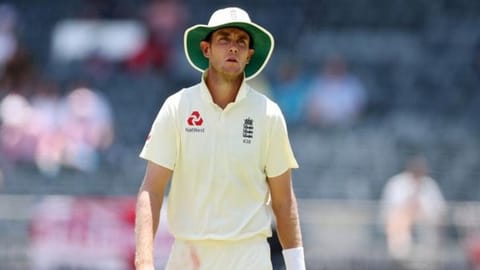 England pacer Stuart Broad