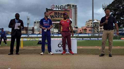 IND vs WI 1st ODI: WI won the toss chose to field