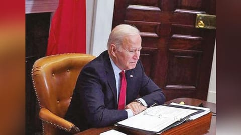 US President Joe Biden