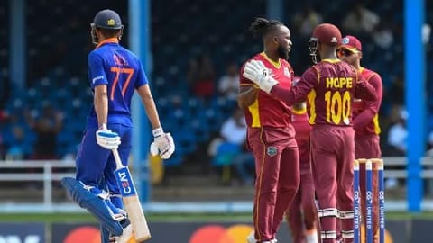 WI fined 20 per cent of match fee for slow over-rate in T20I