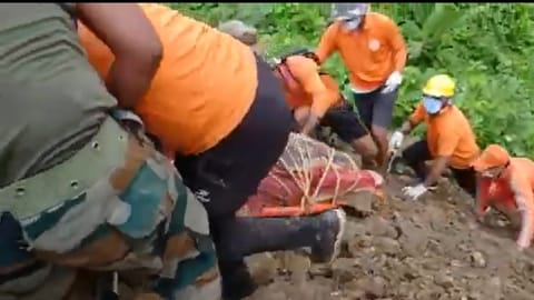 Screengrab of the rescue video