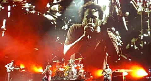 The rock band 'Rage Against the Machine'