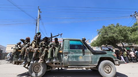 Somali armymen