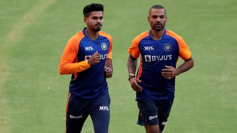 Shreyas Iyer and Shikhar Dhawan