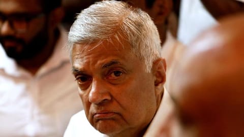 Ranil Wickremesinghe was on Thursday sworn in as Sri Lanka's president