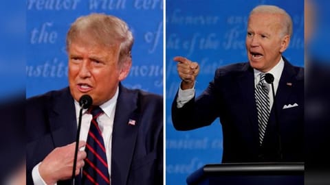 Donald Trump;  Joe Biden