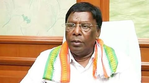 Former Chief Minister V Narayanasamy