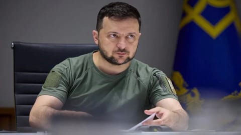 Ukrainian President Volodymyr Zelensky