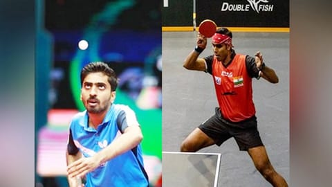 Achanta Sharath Kamal and Sathiyan Gnanasekaran
