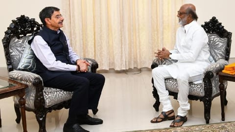 Governor RN Ravi & Actor Rajinikanth