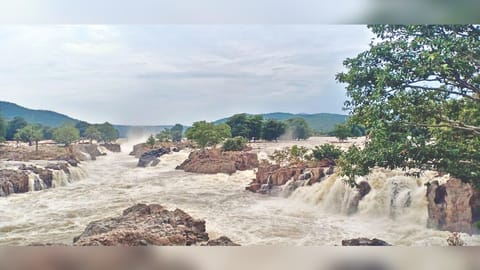 As the inflow into the dam rose to 42,000 cusecs, the entire quantum of water has been discharged.