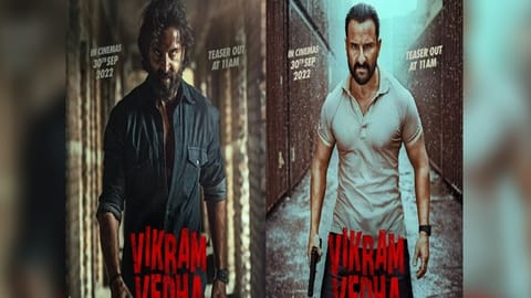 Hrithik Roshan, Saif Ali Khan in Vikram Vedha