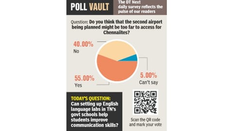 Is the planned second airport too far to access for Chennaiites?