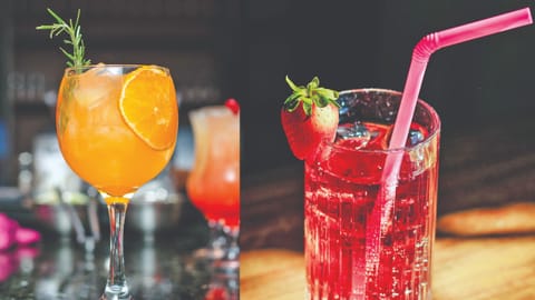 The Porange blend; Berry good drink