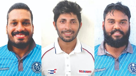(L) Raja, Sanjay and Kavin