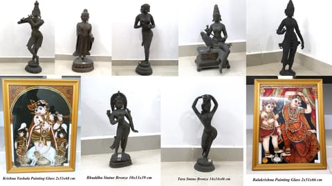 The seized antique idols