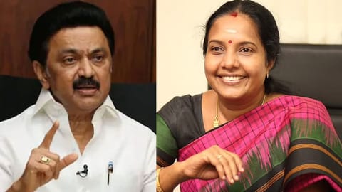 CM MK Stalin;  Vanathi Srinivasan