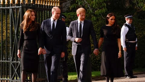 Prince Harry, Meghan and Prince William, Kate