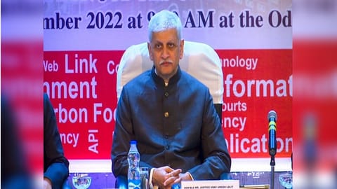 Chief Justice of India Uday Umesh Lalit