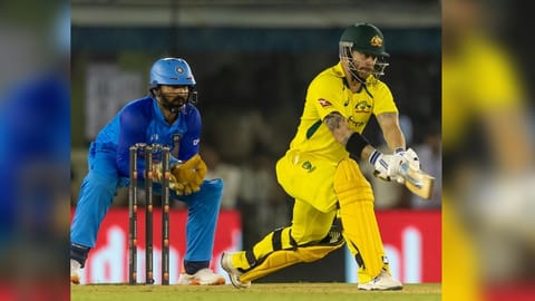 Australia complete a terrific run chase in Mohali to go 1-0 up in the series.