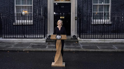 Britain's Prime Minister Liz Truss