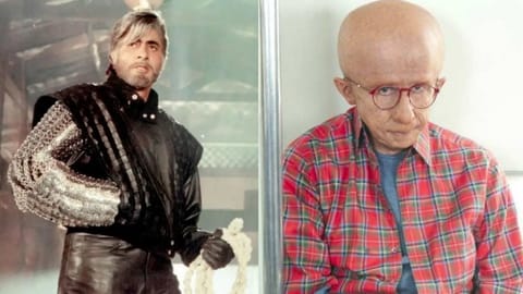 Amitabh Bachchan in 'Shahenshah' and 'Paa'