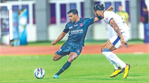 Nandhakumar Sekar scored a belter in the 33rd minute and it turned out to be the game?s only goal.