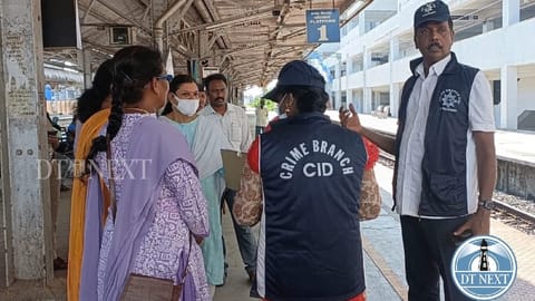 CB-CID police  inquiry at the St Thomas Mount railway station
