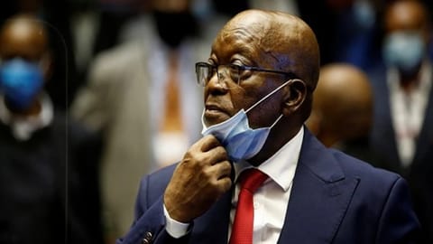 Former South African president Jacob Zuma
