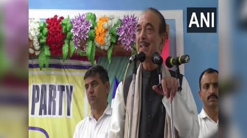 Democratic Azad Party chief Ghulam Nabi Azad