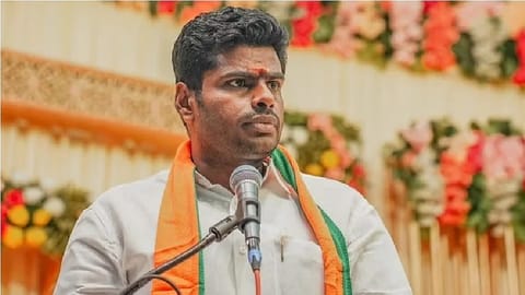 State BJP president K Annamalai