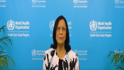 World Health Organization Regional Director Dr Poonam Khetrapal Singh
