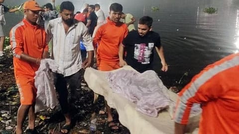 Visuals of Morbi bridge tragedy