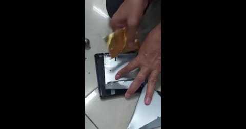 Screengrab from the video
