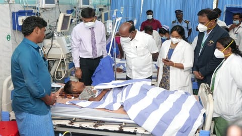 Health Minister Ma Subramanian  inquired about health