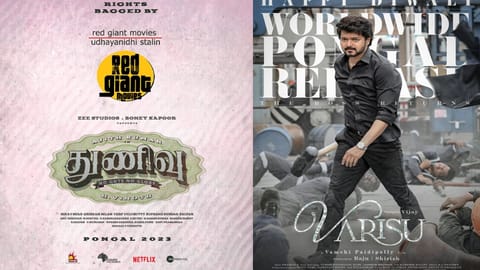 Thunivu, Varisu posters