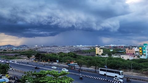 NE Monsoon: Warning cage 1 mounted at Ennore, Nagapattinam ports