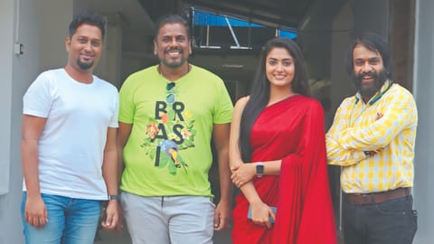 (L to R) Leander, Vijay Sri, Anithra and Nikil Murukan