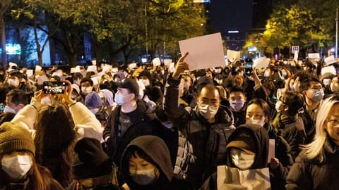 Chinese protesters