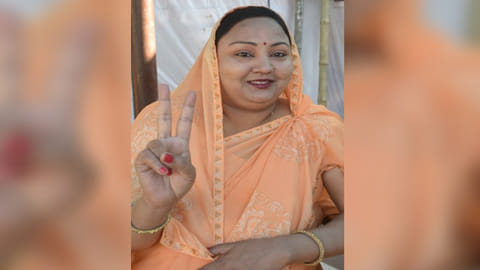 RJD candidate Neelam Devi