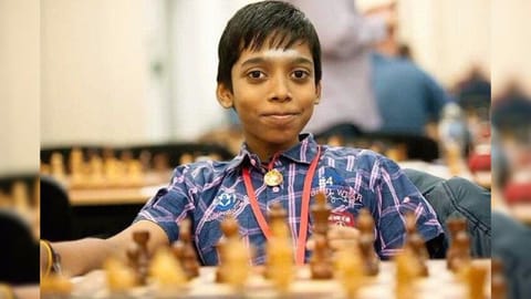 Indian Grandmaster R Praggnanandhaa